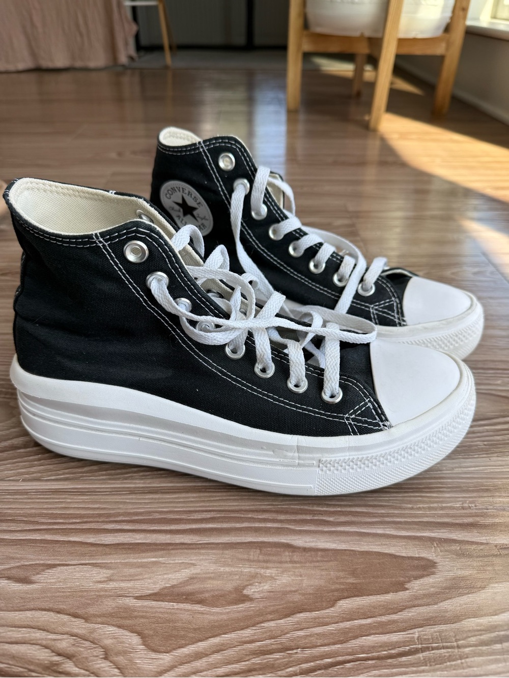 Converse Chuck Taylor All Star Move High-Top Sneakers — Women’s 8.5